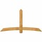 Ekena Millwork Bellingham Rough Sawn Timber Gable Bracket, Western Red Cedar, 84"W x 45"H x 2"D x 6"F, 13/12 Pitch GBW084X45X0206BEL00RWR - alternate 1